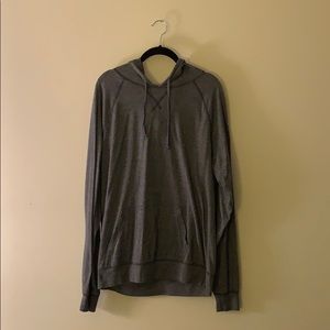 Public Opinion Large Blue Hoodie